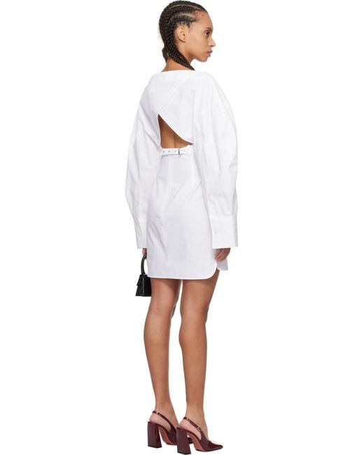 Jacquemus La Casa 'The Casaco Shirt Dress' Minidress in