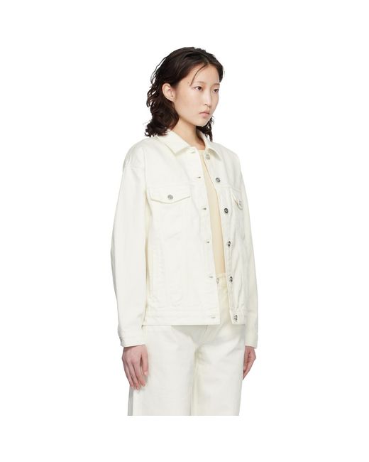 Anine Bing White Off- Rory Denim Jacket