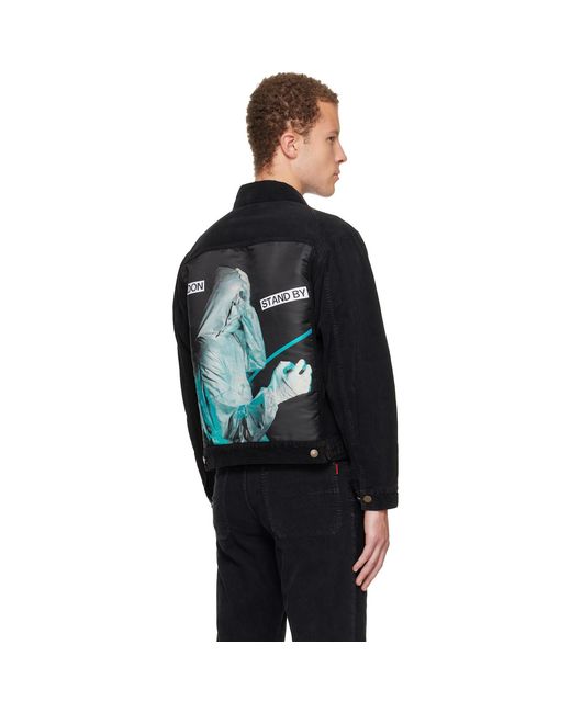 Undercover Black Uc2E4209-1 Denim Jacket for men
