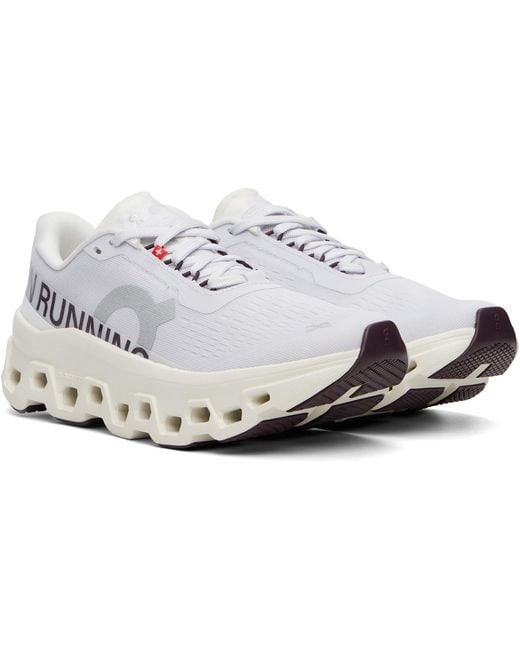 On Shoes White Cloudmster 1 Sneakers