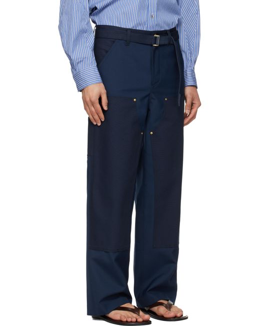 Sacai Carhartt Wip Edition Duck Trousers in Blue for Men | Lyst