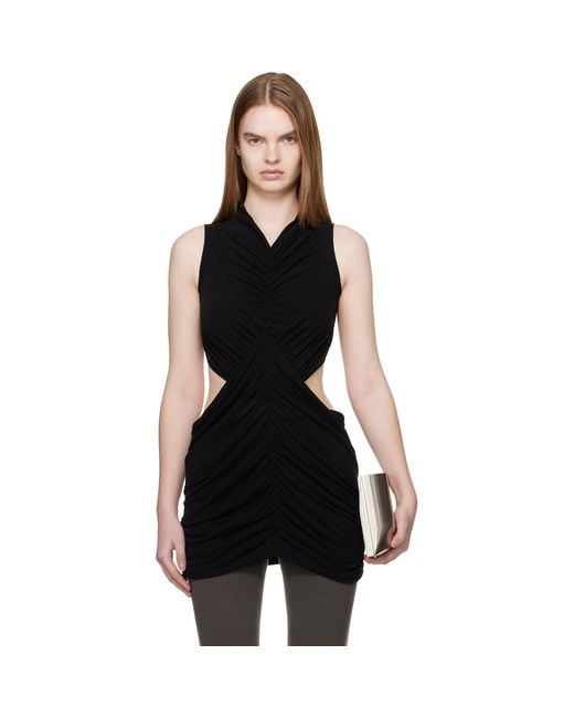 Rick Owens Black Temple Sunpeel Top