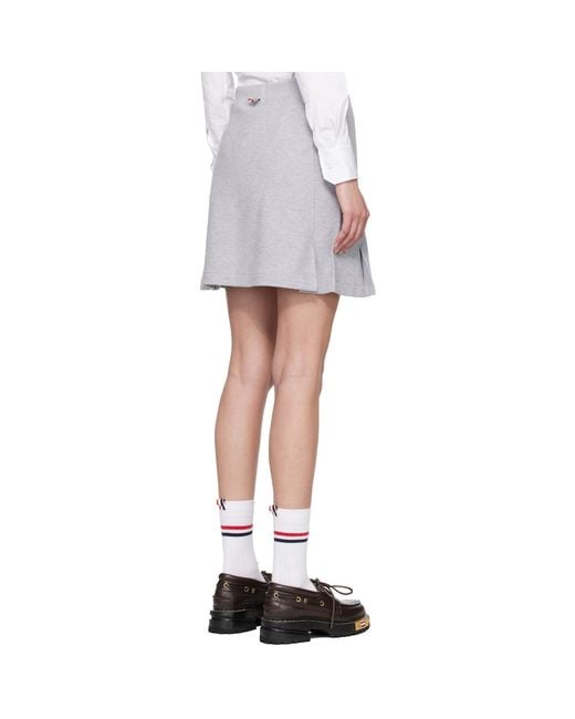 Thom Browne Multicolor Box Pleat Miniskirt