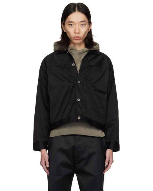 メンズ TAIGA TAKAHASHI ブラック Lot.309 Buckle-Backed ジャケット Black