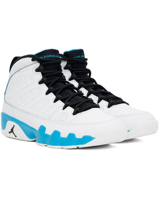 Nike Blue Air Jordan 9 Retro Sneakers for men