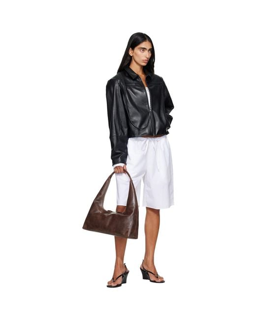 MARGE SHERWOOD Brown Leather Large Bag