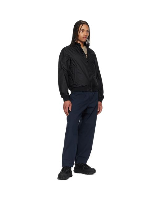 Moncler Black Reppe Rain Jacket for men