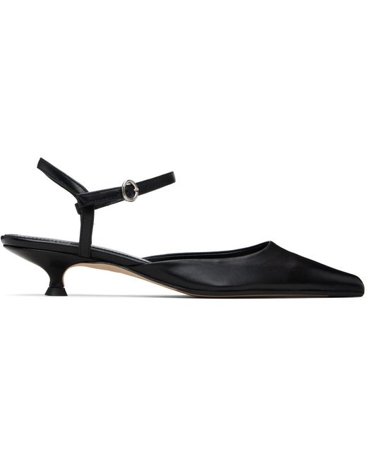 Aeyde Black Colette Heels