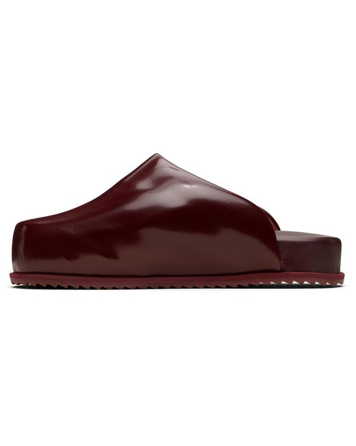 Yume Yume Red Burgundy Truck Slide Loafers for men