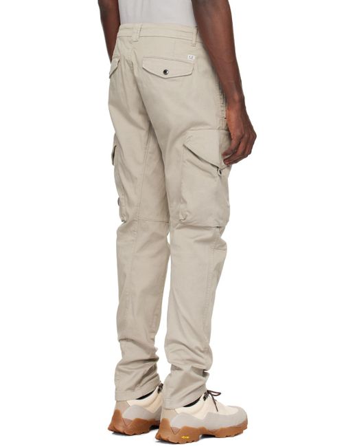 Pantalon cargo à coupe ergonomique C P Company pour homme en coloris Natural
