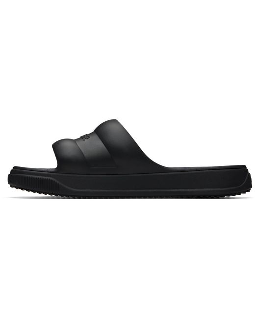 Moncler Black Altive Slides for men