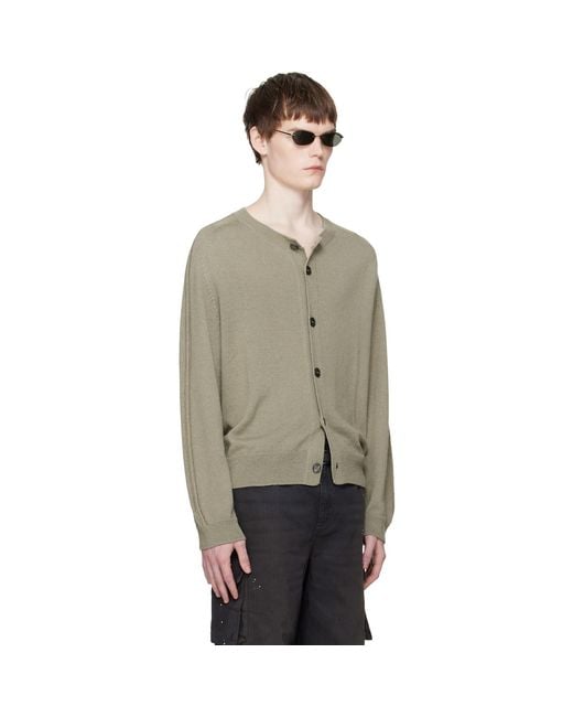 メンズ Our Legacy グリーン True カーディガン | Lyst