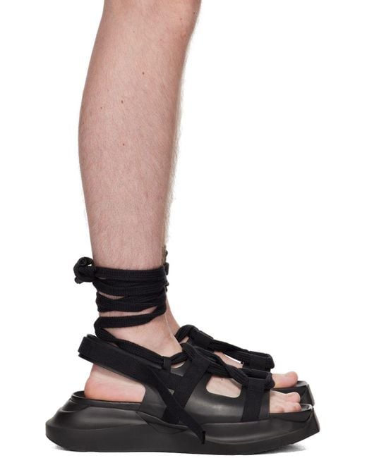 Rick Owens Black Geth Sandals for men