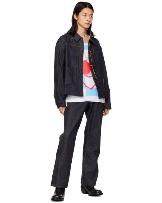 Needles Boot-cut Jeans in Blue for Men | Lyst