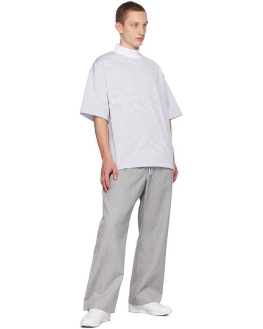 Fumito Ganryu Side Conceal Trousers in Gray for Men | Lyst