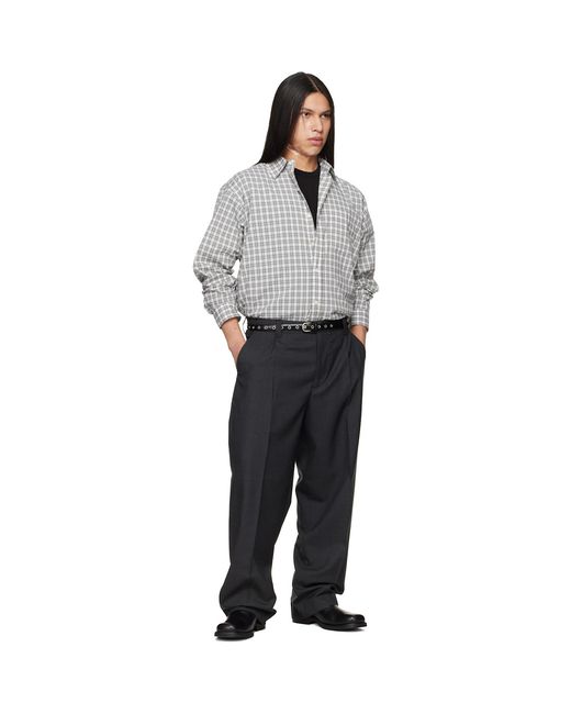 mfpen Black Service Trousers for men