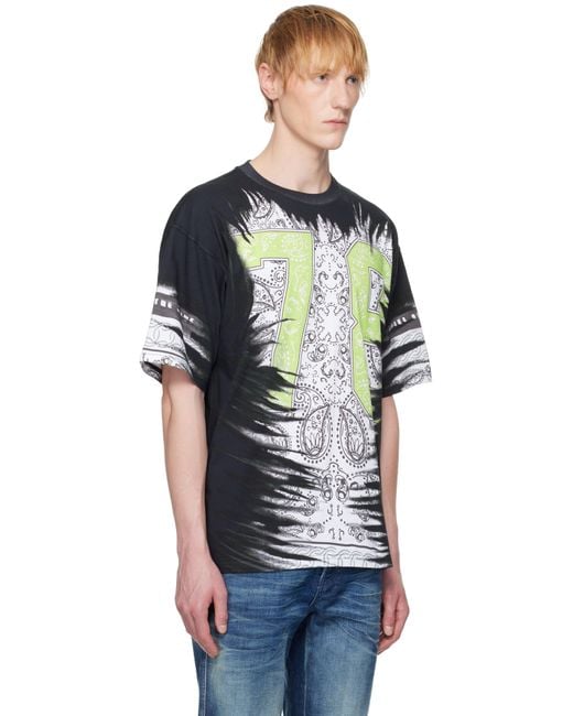 メンズ DIESEL ブラック T-Boxt-78-R1 Tシャツ Black