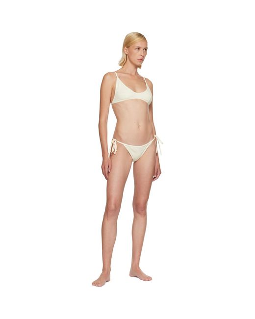 Totême  Natural Off- Scoop Bikini Top