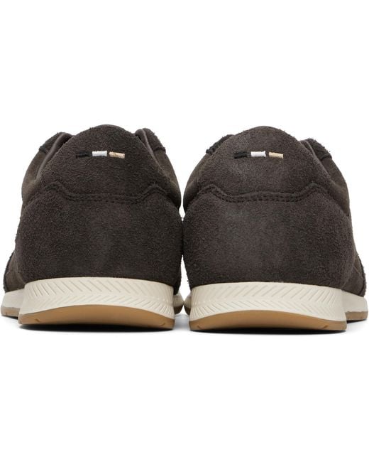 Boss Black Suede Sneakers for men