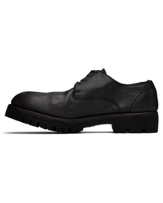 Guidi Black 792V Derbys for men