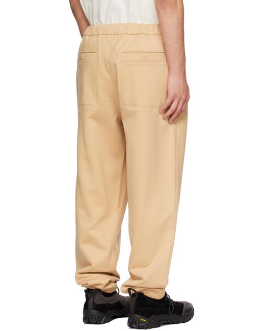 Wooyoungmi Natural Beige Drawstring Lounge Pants for men