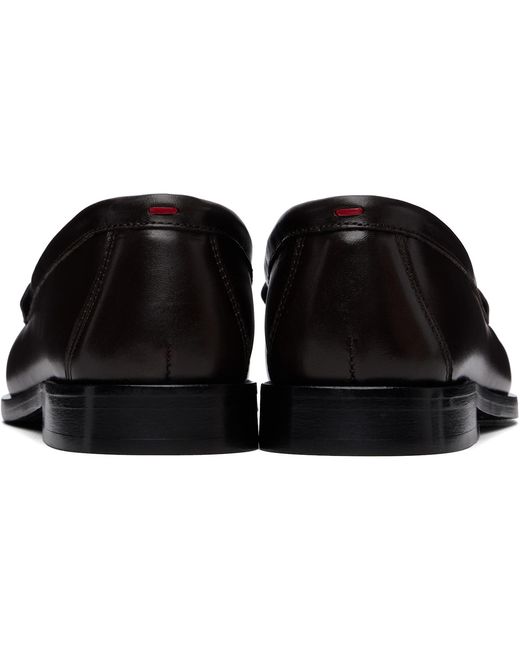 Aeyde Black Arthur Apron Loafers
