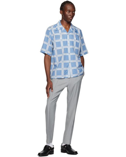 Needles Blue Cowboy One-Up Shirt for men