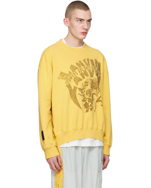 Lanvin Yellow Future Edition Sweatshirt for men