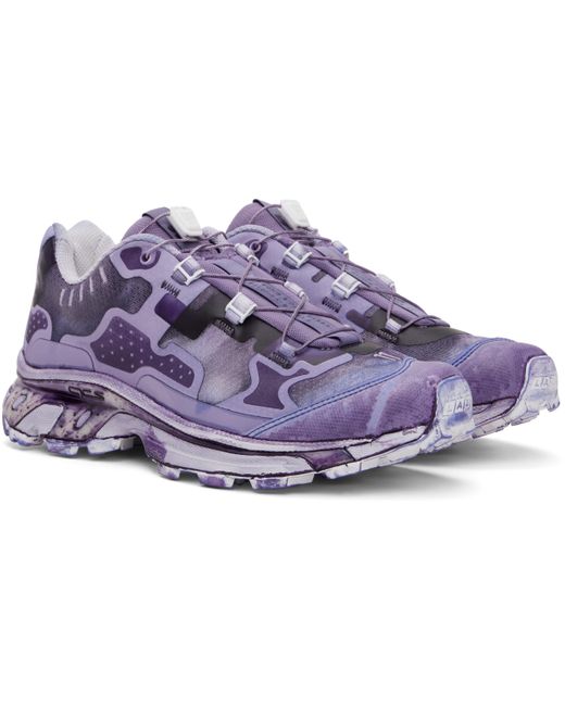 Boris Bidjan Saberi 11 Purple Salomon Edition Bamba 5 Sneakers for men