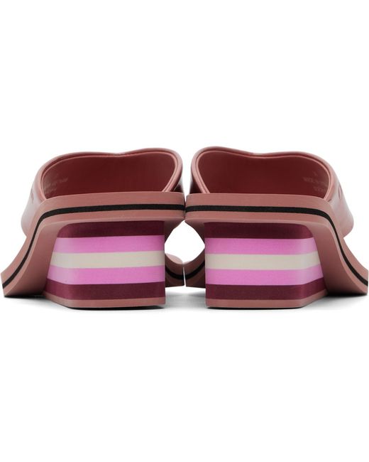 Chloé Pink Swimming Cool Wedge Sandals