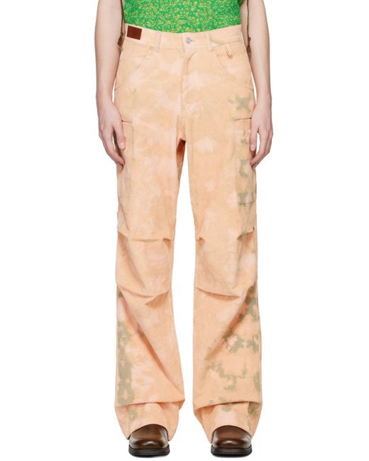 ANDERSSON BELL Multicolor Bleached Cargo Pants for men