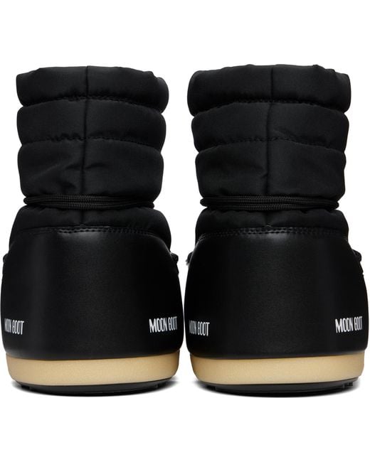 Moon Boot Black Evx Light Low Nylon Boots for men