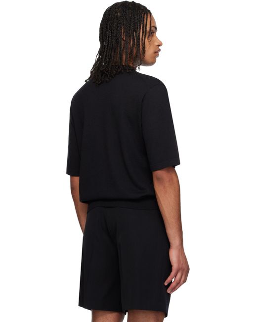 メンズ Auralee ブラック Hard Twist Cashmere Knit トップス Black