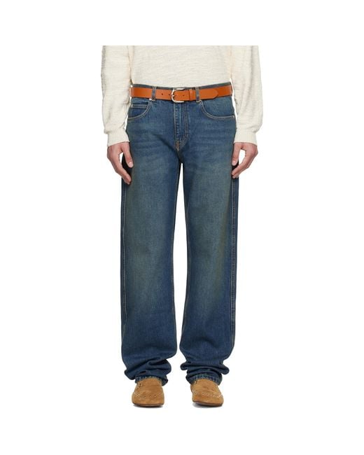 Isabel Marant Blue Lewys Jeans for men