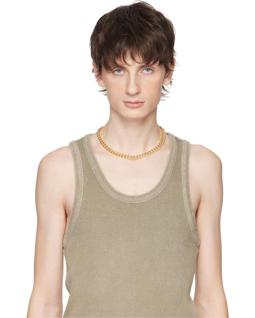Tom Wood Metallic Lou Chain Necklace for men