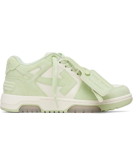 Off-White c/o Virgil Abloh Green 'Out Of Office' Sneakers
