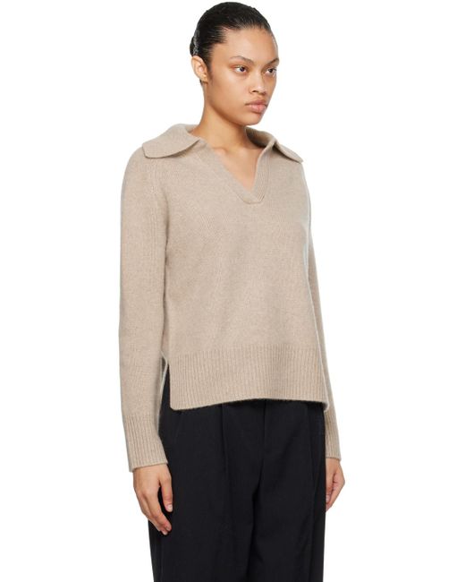arch4 Black Taupe Jenna Cashmere Sweater