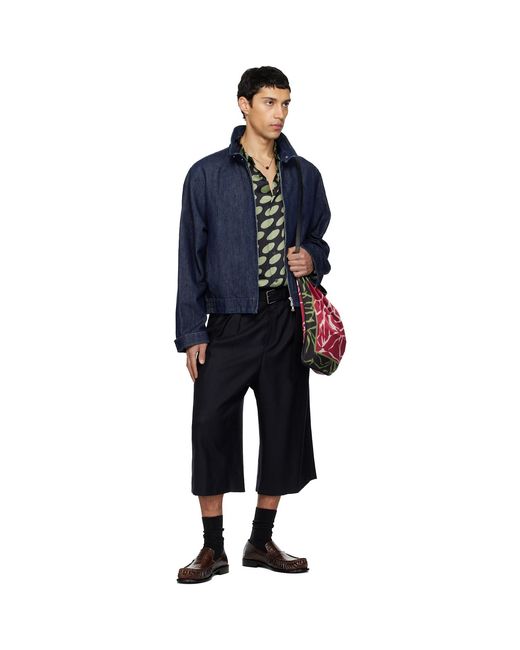 Dries Van Noten Blue Varington Denim Jacket for men