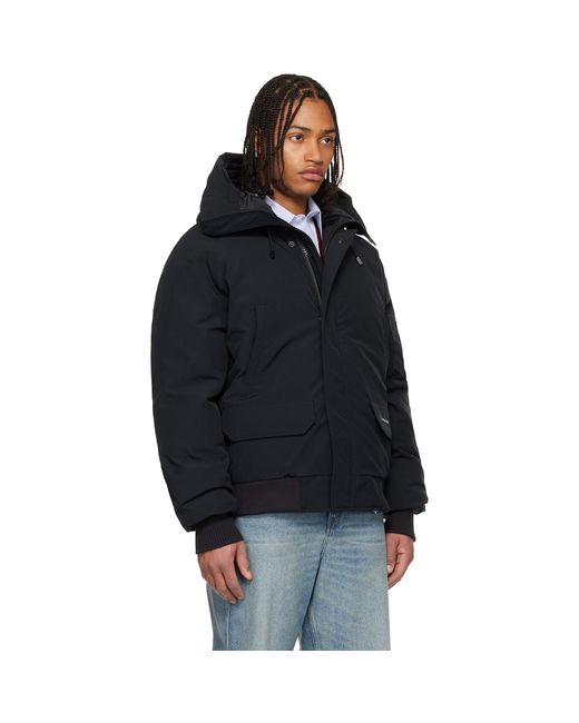 Canada Goose Black Chilliwack Bomber Down Jacket for men