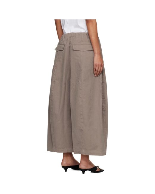 Entire studios Brown Taupe Loft Trousers