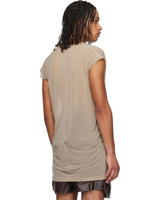 メンズ Rick Owens トープ Hollywood Deep V Sl トップス Black