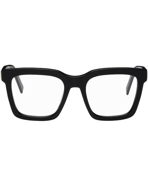 Retrosuperfuture Black Aalto Optical Glasses for men