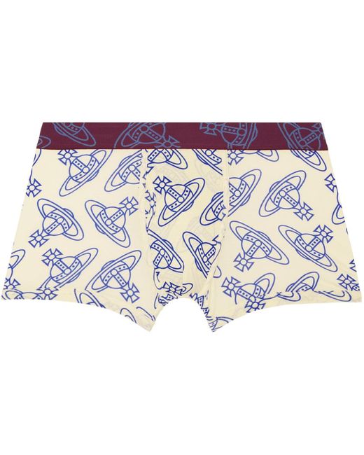 Vivienne Westwood Black Off-white Graphic Boxers for men