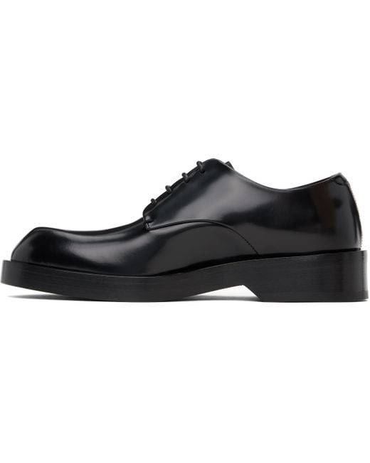 メンズ Jil Sander ブラック レースアップダービー Black
