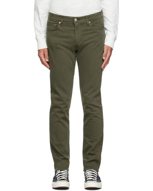 Levi's Green 511 Slim Jeans for men