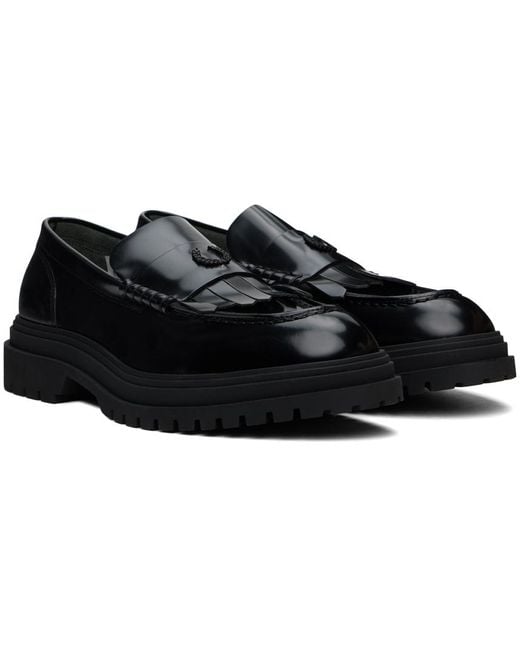 Fred Perry Black B5316 Loafers for men