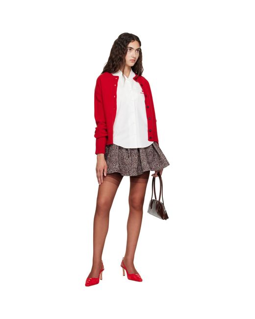 ShuShu/Tong Gray Pleated Miniskirt