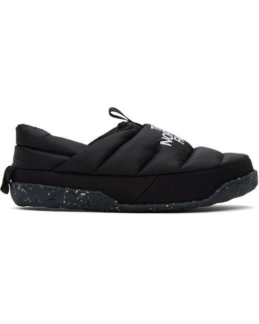 The North Face Black Nuptse Mules | Lyst