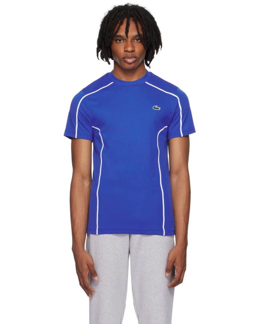 Lacoste Blue Ultra-dry T-shirt for men