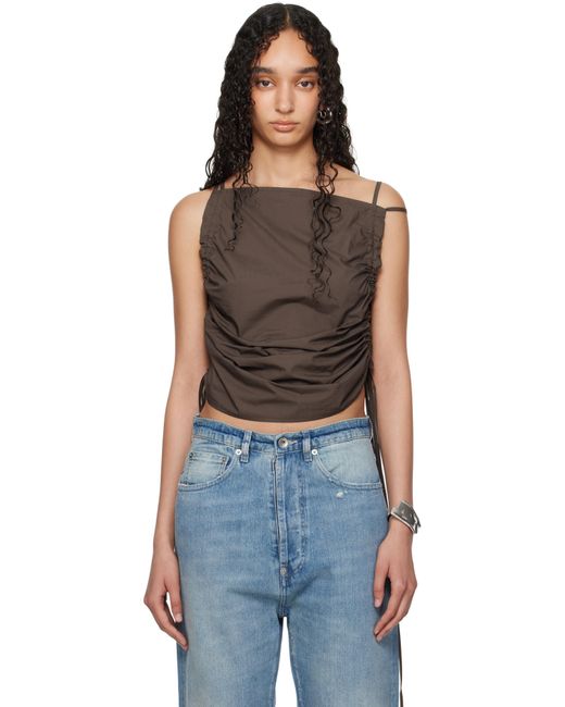 Baserange Pictorial Strap Top ブラック 24SS BASERANGE PICTORIAL